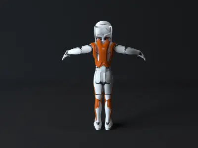 robotic exoskeleton 3D model