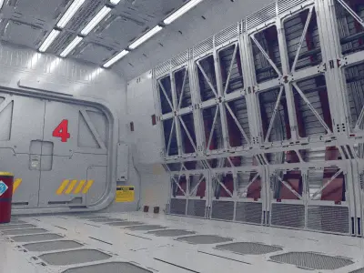 sci-fi set3 v2 3D model