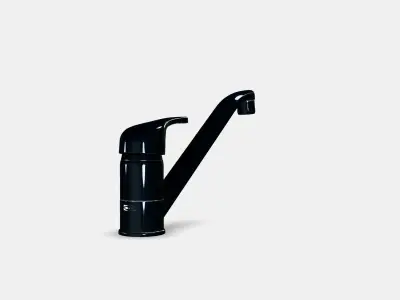 LAGAN singlelever mixer tap kitchen Low-poly 3D model