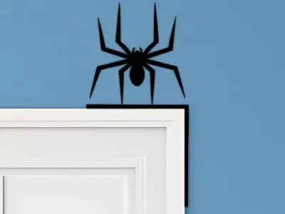 Spider Door Corner Decor 3D print model buy