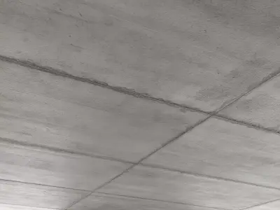 Monolithic Concrete Ceiling - slab joints 01 Texture