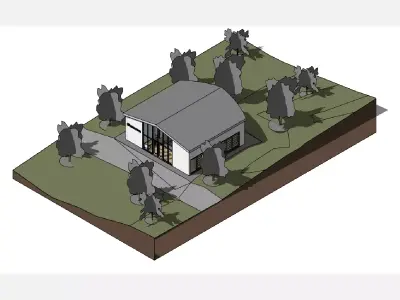 Showroom - Revit 3D model