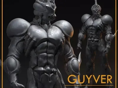 Guyver 3D Ready to print 3D print model