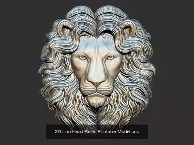  LIONS 3D PRINTABLE MODLES  3D Model Pack