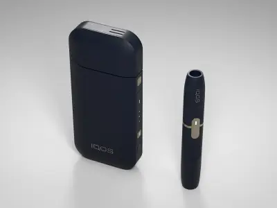IQOS Original Dark Blue PBR Low-poly 3D model