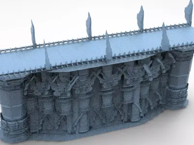 Dark Celtic Gods Tower Bridge 5  3D model