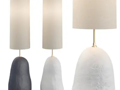 Hebe floor lamp by Fermliving 3D model