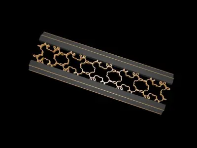 Guard Rail Ornamental Free 3D model