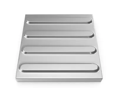 Tactile Pavement Metal Low-poly 3D model