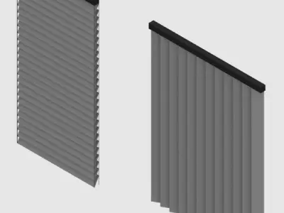 Curtain 2 type 3D model