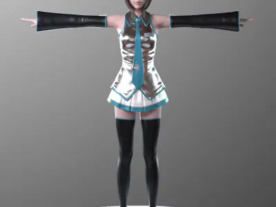 Sayuri Kouzuki V1 Light Edition for Maya 3D model