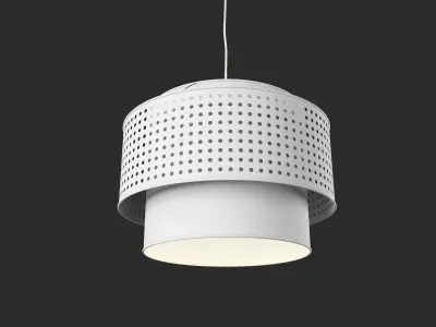 Metal hanging lamp 3D model