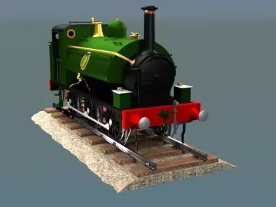 GWR 060 Saddle tank 3D model