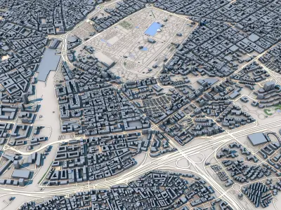 Madrid City Spain 3D model