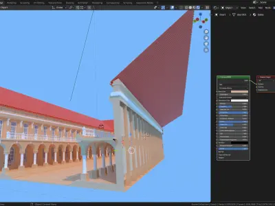 Vintage Palace Environment 3D model