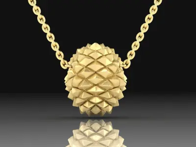 Pendant  Hedgehog 3D print model
