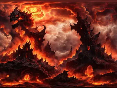 HDRI Horror Location Panoramas Low-poly 3D model