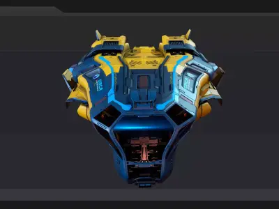 SF - ORCA Explorer Low-poly 3D model