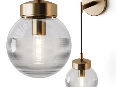 Globe Wall Sconce 3D model