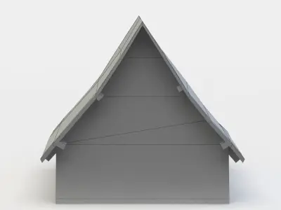 Third floor Low-poly 3D model