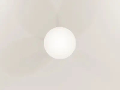 Modern Light Bulb 3D model