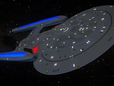 NyX Class Destroyer 3D model