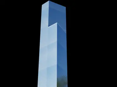 4 World Trade Center - NYC Low-poly 3D model