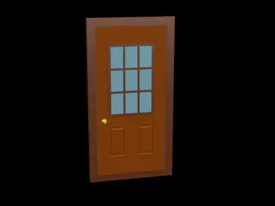 Doors Low-poly 3D model get