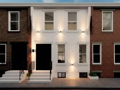 Modern Minimalist Apartment Full Interior Exterior 3D model