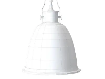 Feiss Hobson one light pendant in oil rubbed bronze 3D model