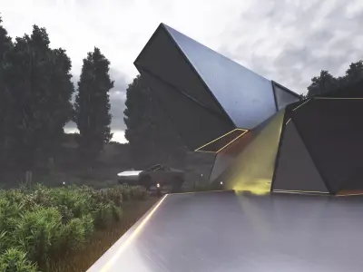 Cyber House  METAVERSE HOUSE DESIGN 3D model