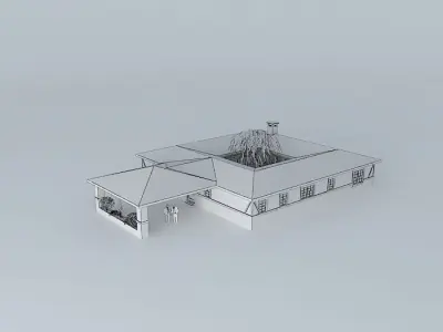 Zen House Free 3D model