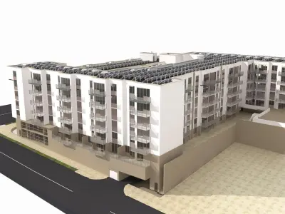 Housing Complex 3D model