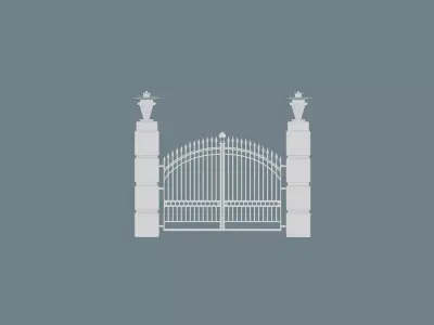 Classic Gate Door 3D print model get