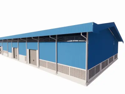 Warehouse-Warehouse Building 3D model