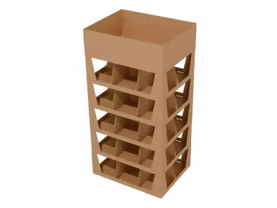 Point of Sale Cardboard Display Stand Texture