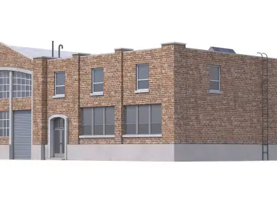 Industrial Building 44 PBR Low-poly 3D model