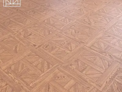 Parquet - Laminate - Wooden floor Low-poly 3D model 15