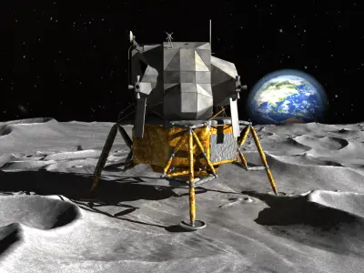 NASA Apollo Lunar Landing Module 3D model