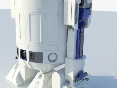 Astromech droid - R2D2 3D model