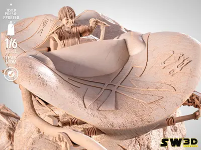 STAR WARS Anakin Pod Racer Sculpture 3D print model