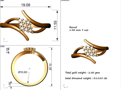 Ring - 2350 3D print model
