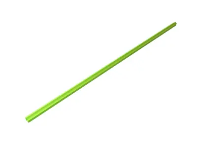 Star Straws v1 004 Low-poly 3D model