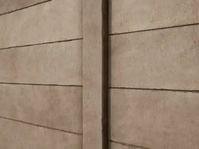 Concrete Fence Substance Texture