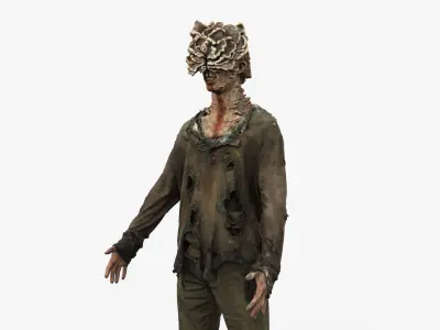 The Last of Us Clicker 3D Model 3D print model