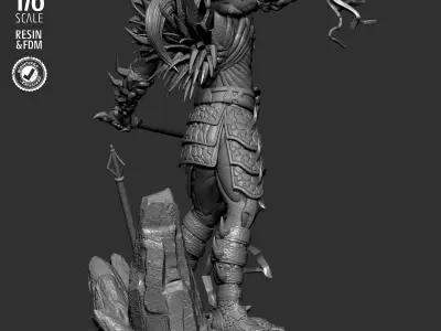 STAR WARS Darth Krayt Sculpture 3D print model