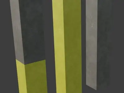 UnderGround Parking Set Free low-poly 3D model