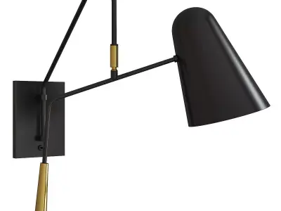  Simon Wall Sconce Low-poly 3D model