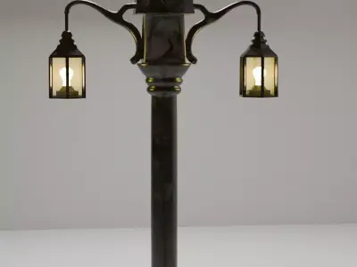 Classic Vintage Street Lamp  Free 3D model