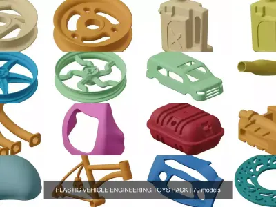 PLASTIC VEHICLE ENGINEERING TOYS PACK